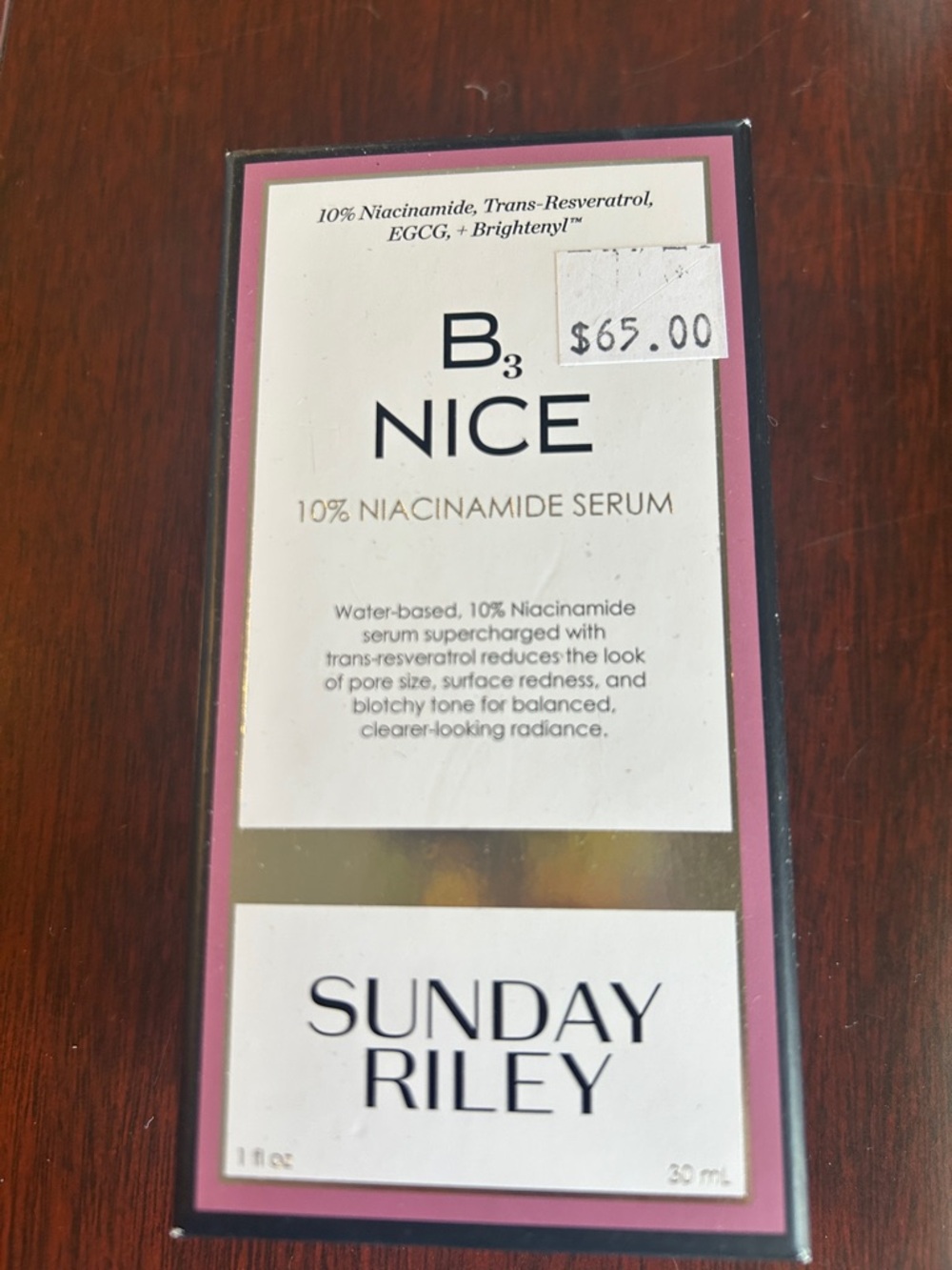 Sunday Riley B3 Nice Niacinamide Serum